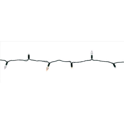 Celebrations Platinum LED C6 White 50 ct String Christmas Lights 25 ft.