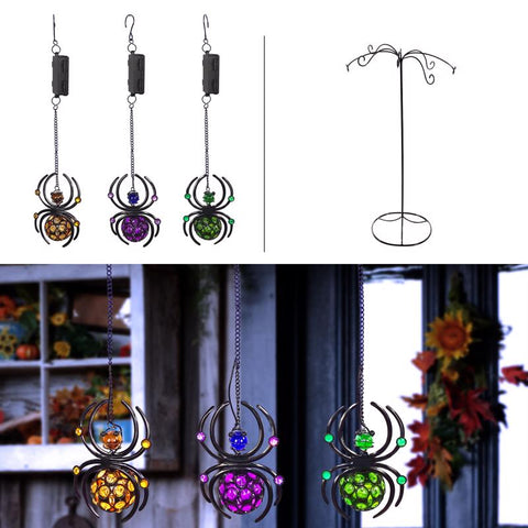 Alpine 6 Spider Hanging Decor, Pack of 12