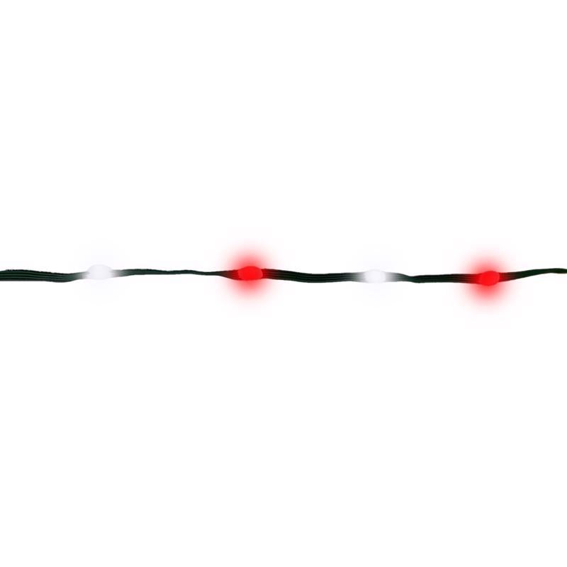 Celebrations LED Red/White 200 ct String Ribbon Light 33 ft. – Shell ...