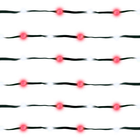 Celebrations LED Red/White 200 ct String Ribbon Light 33 ft.