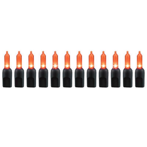 Celebrations Orange 100 ct LED Mini Halloween String Lights