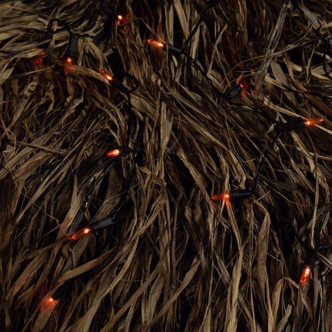 Celebrations Orange 100 ct LED Mini Halloween String Lights