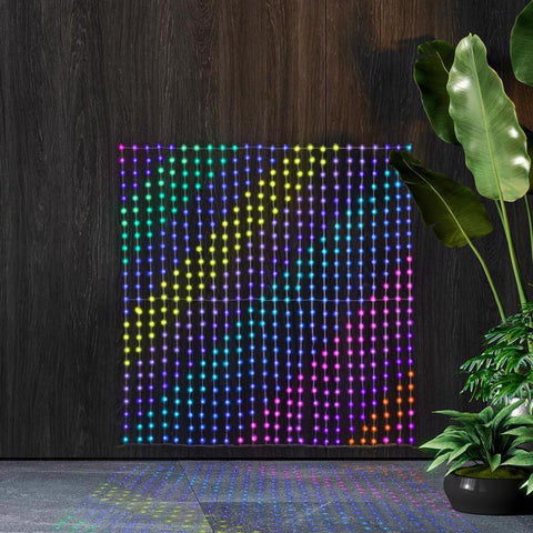 Celebrations LED RGB 576 ct Novelty Christmas Lights 4 ft.