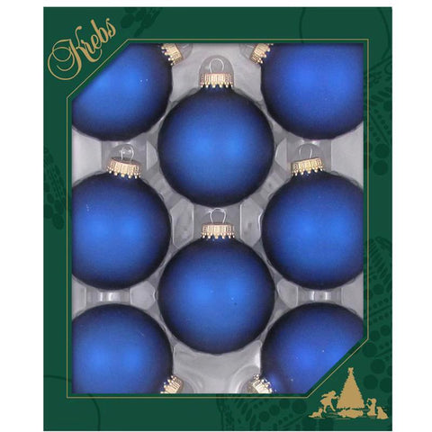 Christmas By Krebs Royal Velvet Ball Ornament 2-5/8 in., Pack of 12