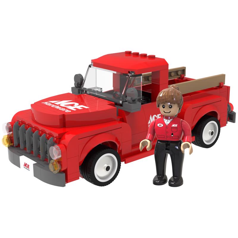 Ace Block Vintage Pickup Truck Red 80 pc – Shell Lumber and Hardware
