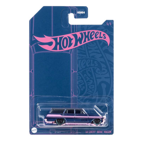 Hot Wheels Mattel 2022 Hot Wheels 54th Anniversary Pearl & Chrome Toy Cars Turquoise 1 pc