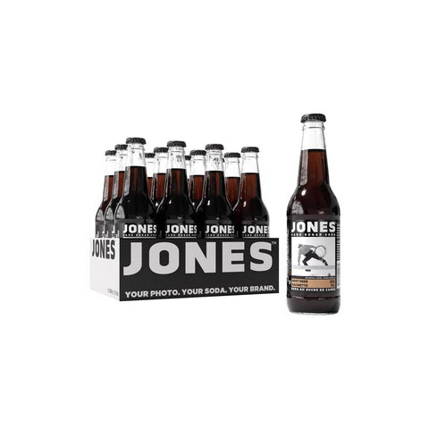 Jones Soda Root Beer Cane Sugar Soda 12 oz 1 pk, Pack of 24