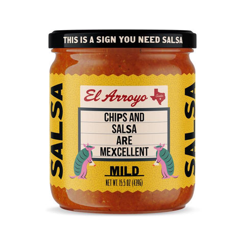 El Arroyo Mild Salsa 15.5 oz Jar, Pack of 6