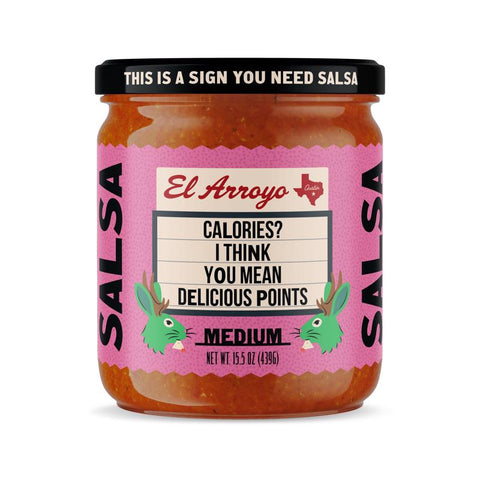 El Arroyo Medium Salsa 15.5 oz Jar, Pack of 6