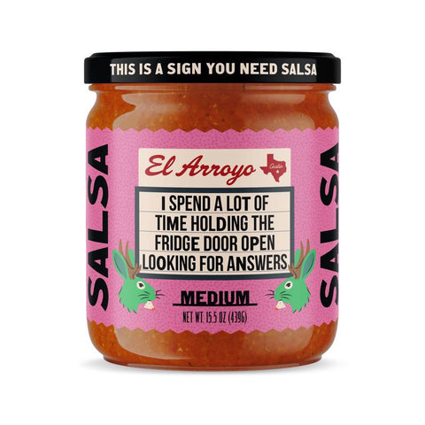 El Arroyo Medium Salsa 15.5 oz Jar, Pack of 6
