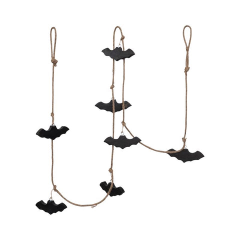 Creative Co-Op Jute Rope Bats Garland, Pack of 6