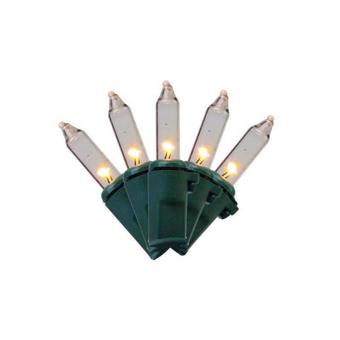 Celebrations Classic LED T5 Warm White 100 ct String Christmas Lights 24.75 ft., Pack of 12