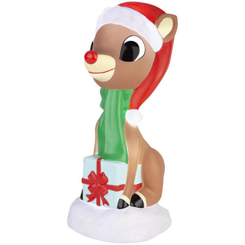 Rudolph LED Multicolored Rudolph Lighted Blow Mold Table Decor 13.19 in., Pack of 4