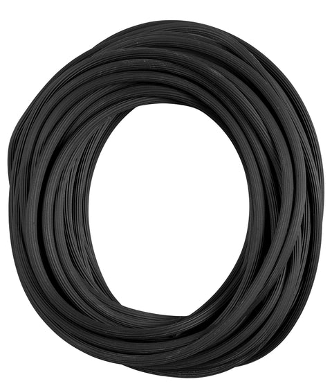 M-D 14158 Spline, 0.125 in D, 100 ft L, Vinyl, Black, Round