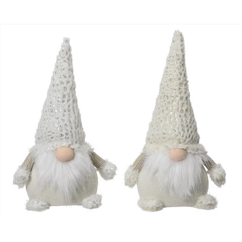 Decoris Gold/Silver Gnome Table Decor 12 in., Pack of 24