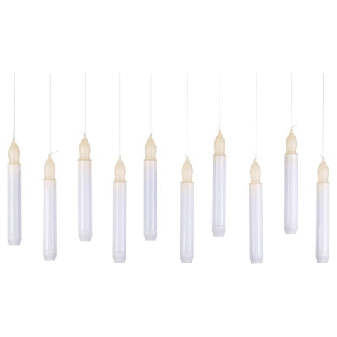 Gerson 7 in. Floating Candle Light String Fall Decor, Pack of 6