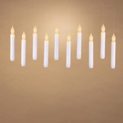 Gerson 7 in. Floating Candle Light String Fall Decor, Pack of 6