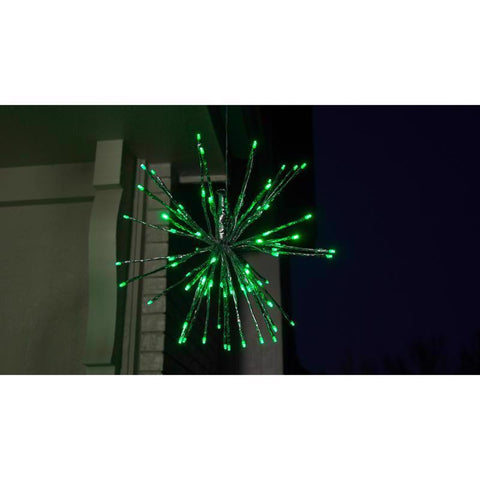Celebrations LED Green/Red 3 in1 Radiant Blast 16 in. Pathway Decor