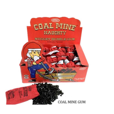 Espeez Coal Mine Naughty Nugget Chewing Gum 1 pk 2 oz, Pack of 24