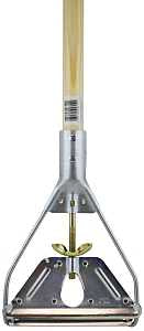 Chickasaw #9900 Wet Mop Handle, 1-1/8 in Dia, 60 in L, Hardwood