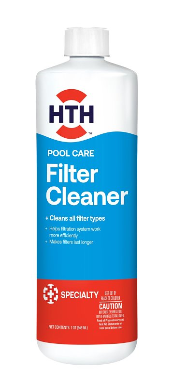 HTH Pool Care 67227 Filter Cleaner, 1 qt
