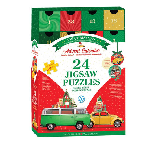 Eurographics VW Christmas - Advent Calendar Puzzles 1200 pc