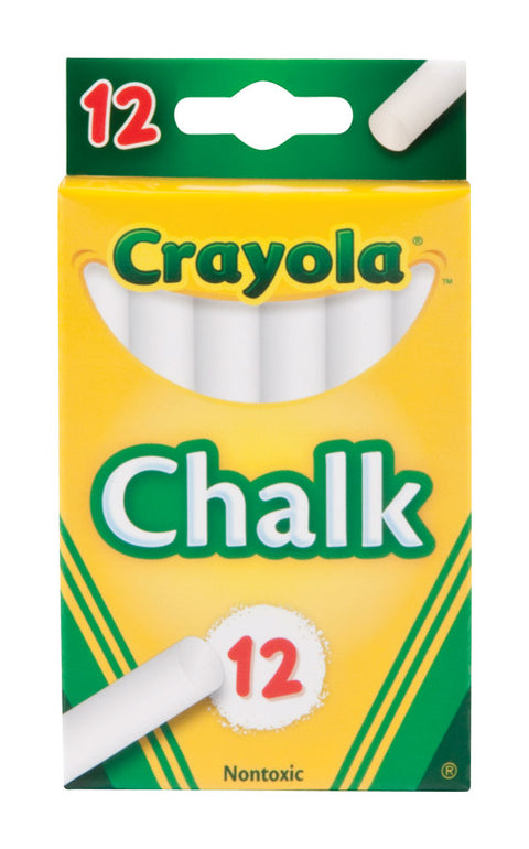 Crayola White Chalk 12