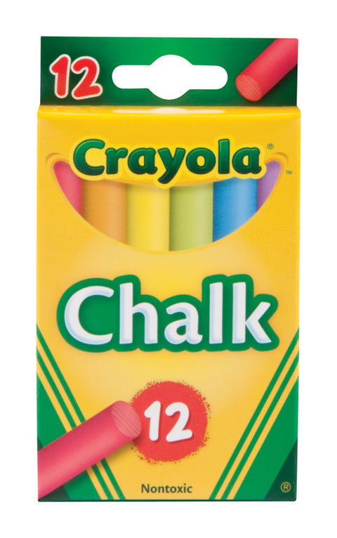Crayola Multicolored Chalk 12