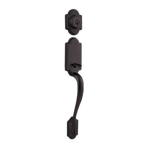 Kwikset Signature Series 800AN LIP 11P SMT 6AL Exterior Handleset, Arlington Design, Venetian Bronze, 1 Grade, Zinc