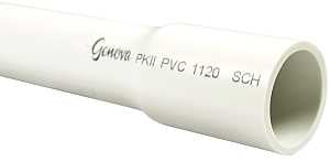 JM Eagle SDR Series 27615 Pipe, 1-1/2 in, 20 ft L, Solvent Weld, PVC