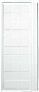 Sterling Ensemble 72105100-0 Shower End Wall Set, 72-1/2 in L, 34 in W, Vikrell, High-Gloss, Alcove Installation, White