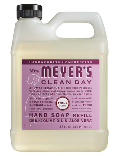 Mrs. Meyer's 11404 Hand Soap Refill, Liquid, 33 fl-oz, Compositions: Sodium Methyl 2-Sulfolaurate, Glycerin