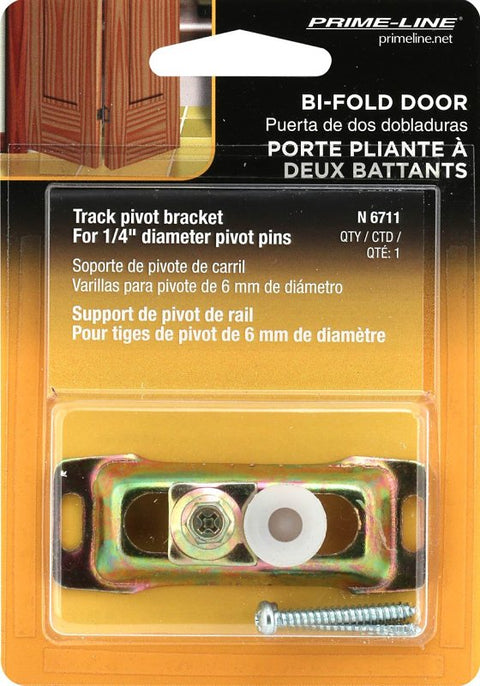 Prime-Line N 6711 Pivot Bracket, 3-1/16 in L x 1 in W x 1/4 in ID Dimensions, Nylon/Steel