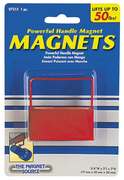 Magnet Source 07213 Standard Handle Magnet, 50 lb Pull Force, Steel