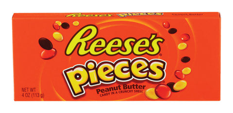 Reese's Pieces Peanut Butter Candy 4 oz, Pack of 12