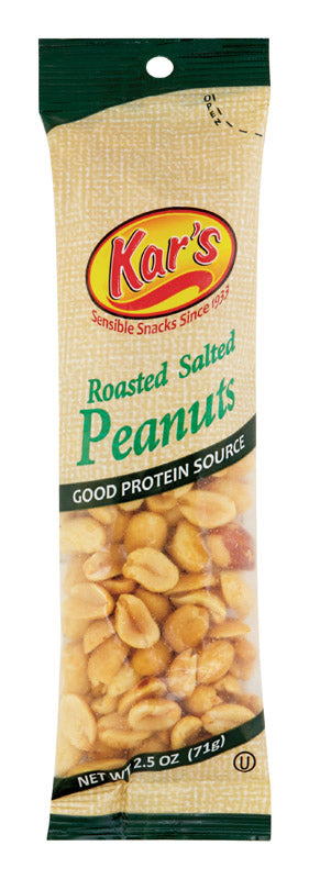 Kar's Roasted Salted Peanuts 2.5 oz. Bagged