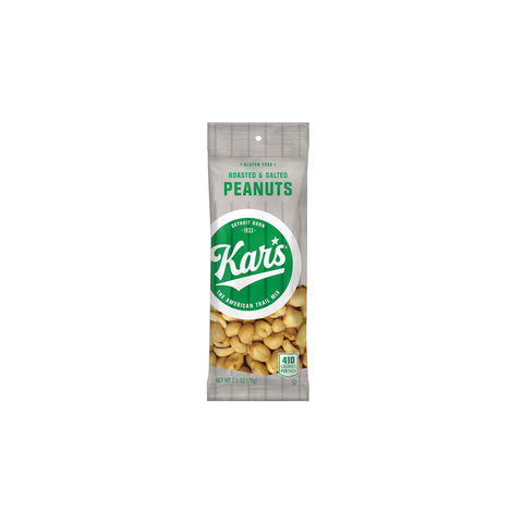 Kar's Salted Peanuts 2.5 oz Bagged, Pack of 12