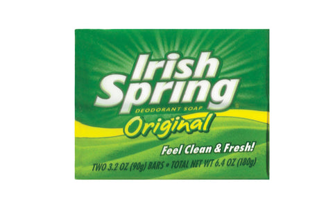 Irish Spring 2 pk Bar Soap Origina Scent