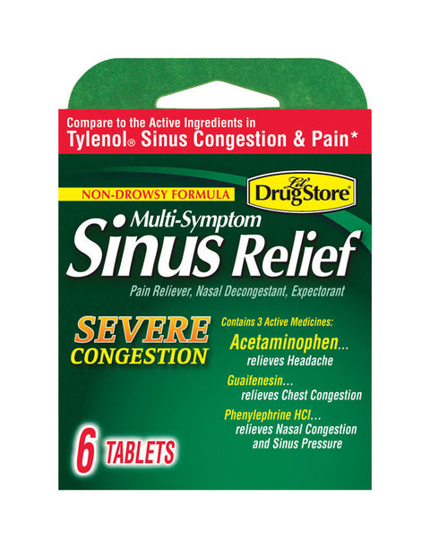 Lil Drug Store Multi Symptom Sinus Medicine 6 pk