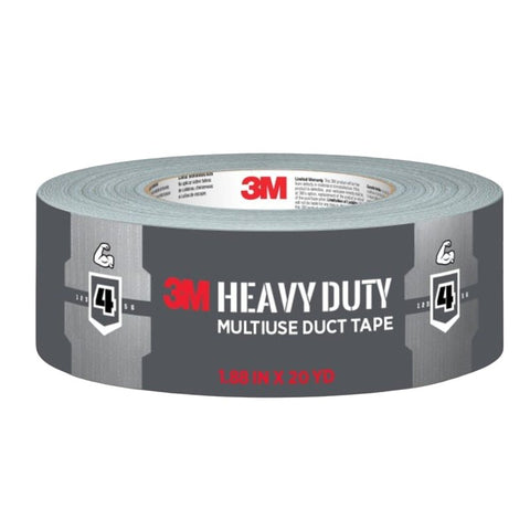 Scotch 2120-A Duct Tape, 20 yd L, 1.88 in W, Transparent
