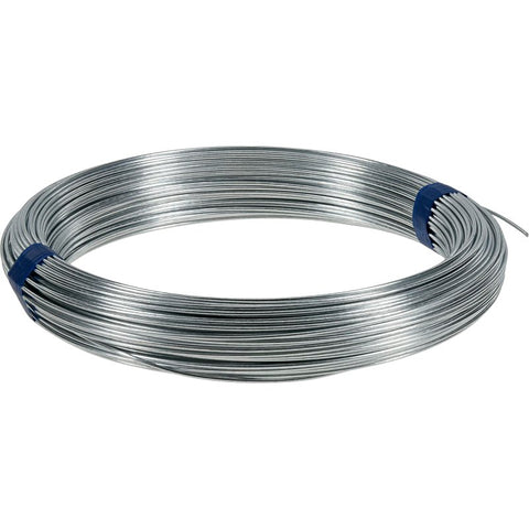 Hillman 50143 Utility Wire, 200 ft L, 16 ga Gauge, 55 lb Working Load, Steel, Galvanized, Pack of 8