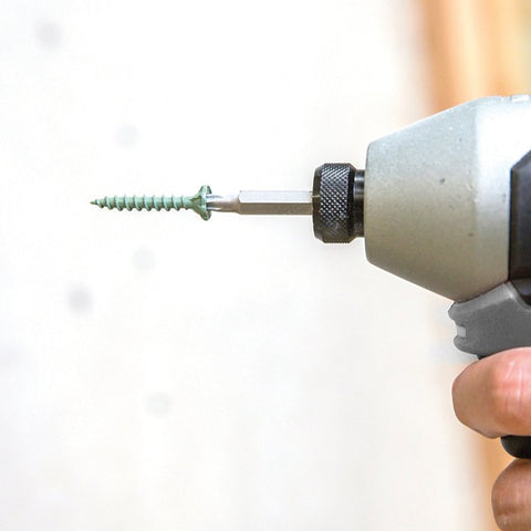 Backer-On Rock-On 23520 Cement Board Screw, #9 Thread, 2-1/4 in L, Hi-Lo Thread, Serrated Head, Star Drive, Sharp Point