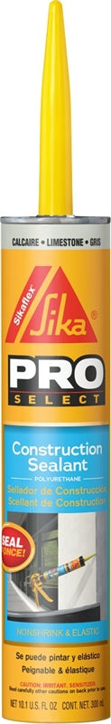 Sikaflex 90959/C437527 Non-Staining Construction Sealant, 10.1 oz, Cartridge, Limestone, Paste