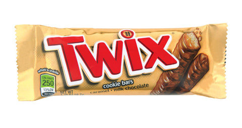 Twix Caramel, Milk Chocolate Cookie Bars 1.79 oz.