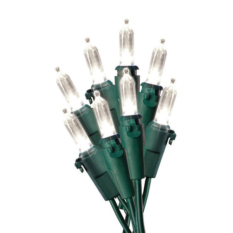 Celebrations LED Twinkling Light Set White 28 ft. L 100 lights