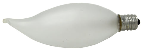 Sylvania 13453 Incandescent Lamp, 25 W, B10 Lamp, Candelabra Lamp Base, 145 Lumens, 2850 K Color Temp, Pack of 6