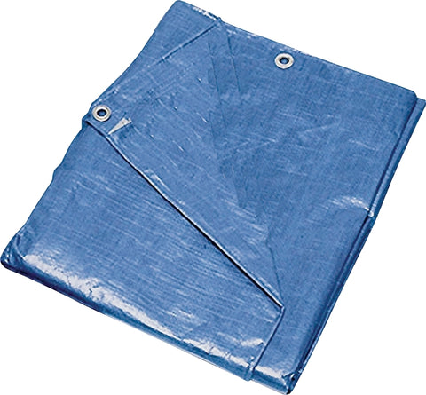 ProSource T1216BB90-BLU Tarpaulin, 16 L, 12 W, 5 mil Thick, Polyethylene, Blue