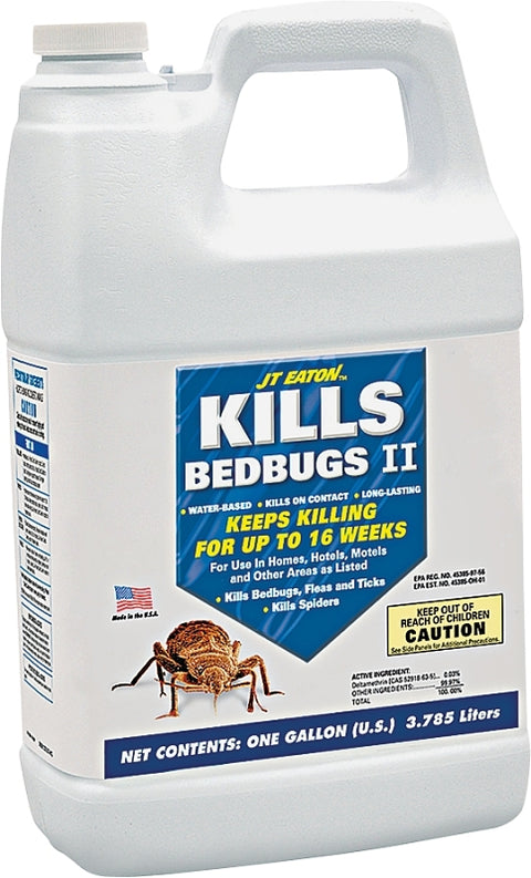 J.T. Eaton 207-W1G Bed Bug Insecticide, Liquid, Spray Application, 1 gal, Pack of 4