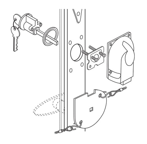 Prime-Line GD 52119 Deadbolt Lock, Tumbler Key