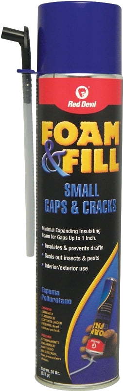 Red Devil 0920 Minimal Expanding Foam Sealant, Champagne, 20 oz Aerosol Can